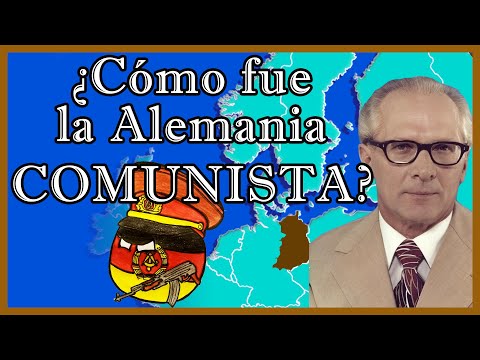 El mapa de la frontera entre Alemania Oriental y Occidental en la Guerra Fría